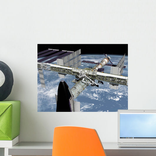 Up Shuttle Docked to Wall Decal