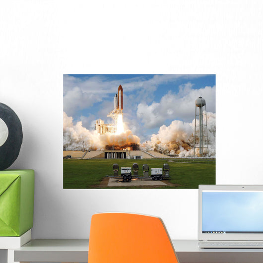 Space Shuttle Discovery Launch Wall Decal Design 2