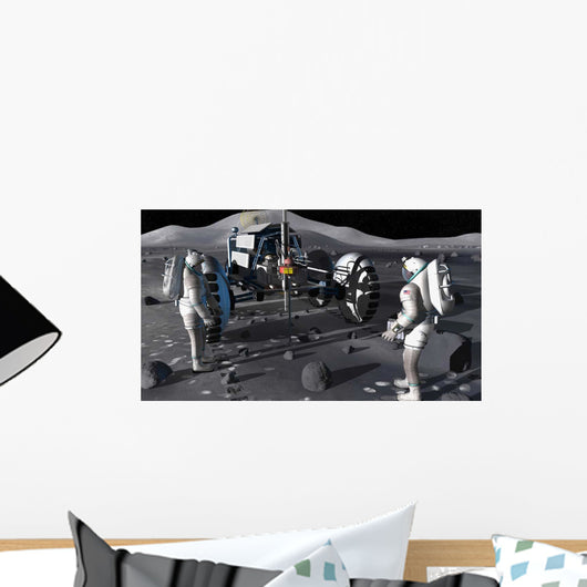 Artist's Rendering Future Space Wall Decal Design 1