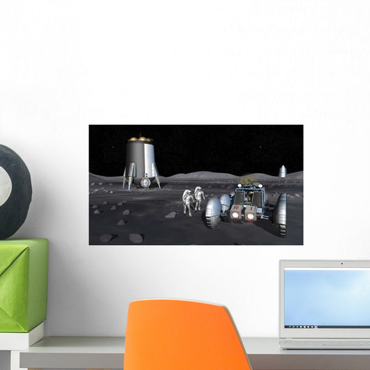 Artist's Rendering Future Space Wall Decal Design 3