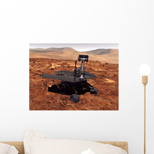 Artists Rendition Mars Rover Wall Decal Design 2