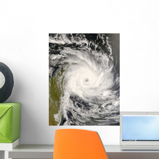 Tropical Cyclone Ivan over Wall Decal