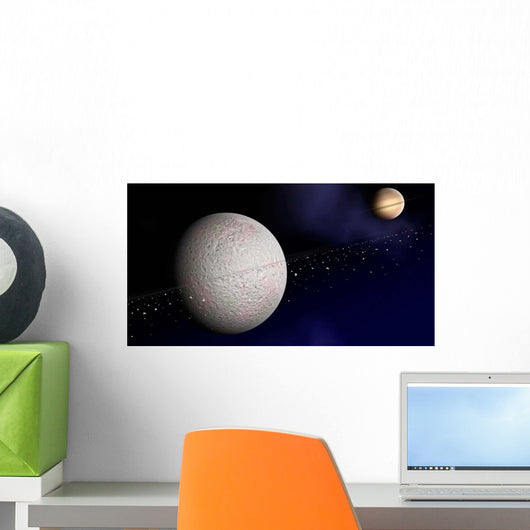 Ring Debris May Orbit Wall Decal