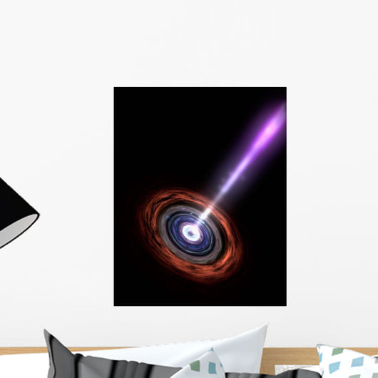 Gamma Rays Galactic Nuclei Wall Decal Design 1