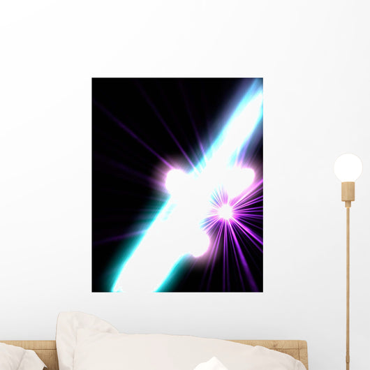 Gamma Rays Galactic Nuclei Wall Decal Design 3