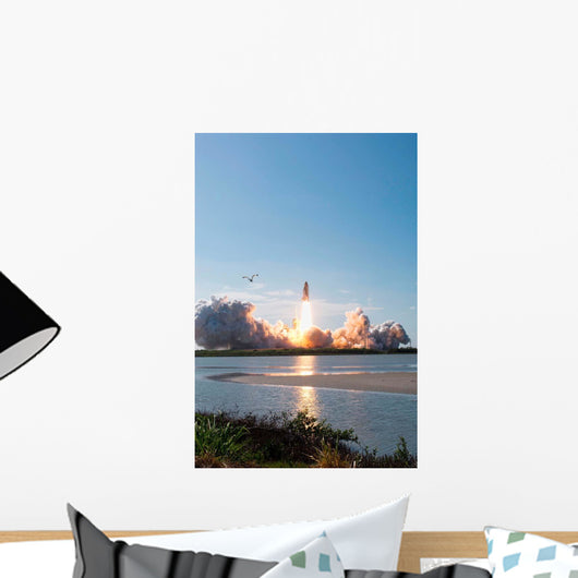 Space Shuttle Discovery Launch Wall Decal Design 5