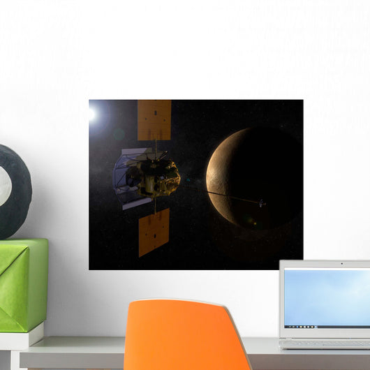 Artist's Interpretation Messenger Spacecraft Wall Decal