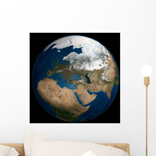 Global over Europe and Wall Decal