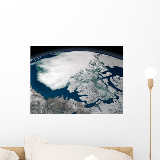 Arctic Sea Ice above Wall Decal