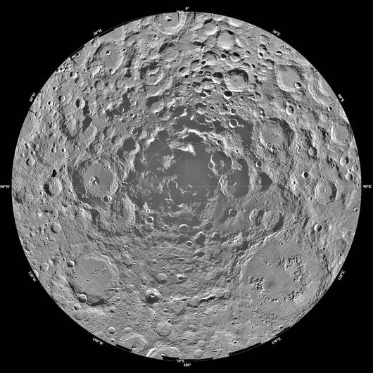 Lunar Mosaic South Polar Wall Decal