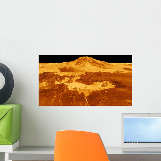 3D Perspective Maat Mons Wall Decal