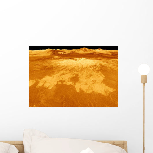 3D Perspective Sapas Mons Wall Decal