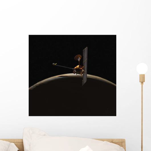 Mars Odyssey Spacecraft over Wall Decal