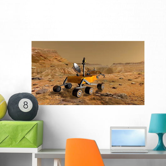 Mars Science Laboratory Travels Wall Decal