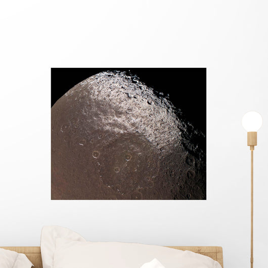 Saturn's Moon Iapetus Wall Decal Design 2