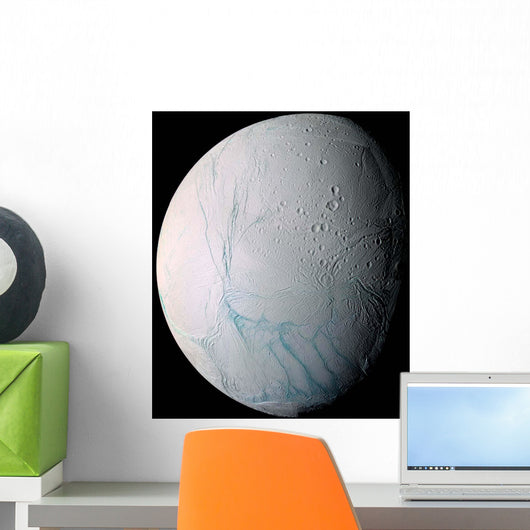 Saturn's Moon Enceladus Wall Decal Design 5
