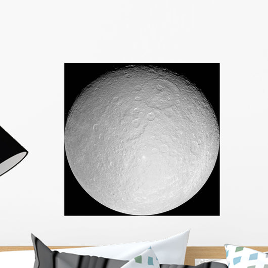 Saturn's Icy Moon Rhea Wall Decal