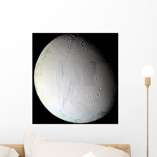 Saturn's Moon Enceladus Wall Decal Design 4