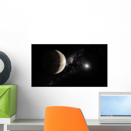 Illustration Makemake Plutoid Located Wall Decal