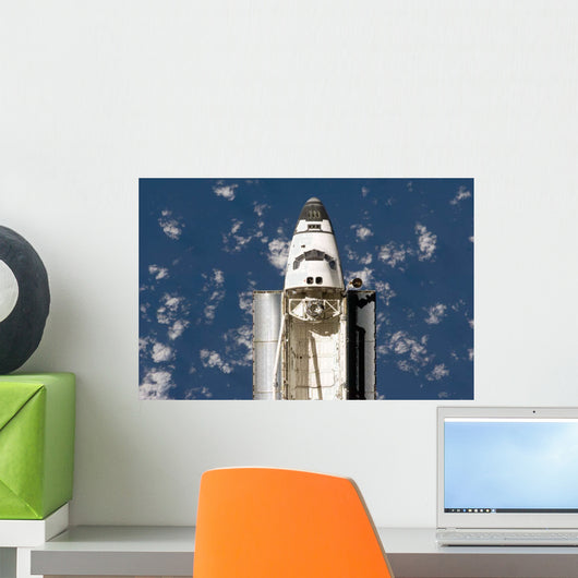 Overhead Exterior Space Shuttle Wall Decal