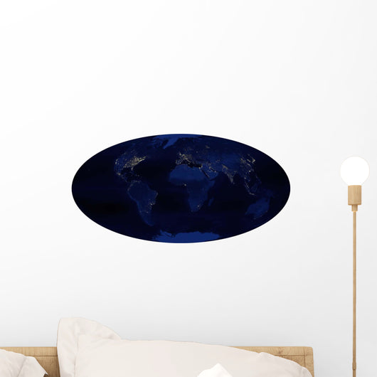 Eartha S Human-generated Nighttime Wall Decal