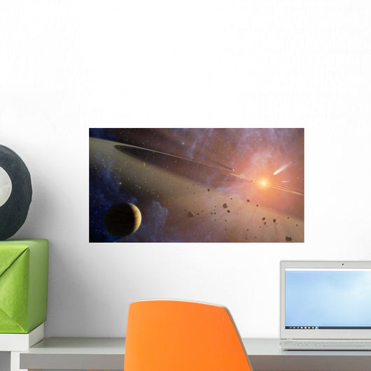Planetary System Epsilon Eridani Wall Decal