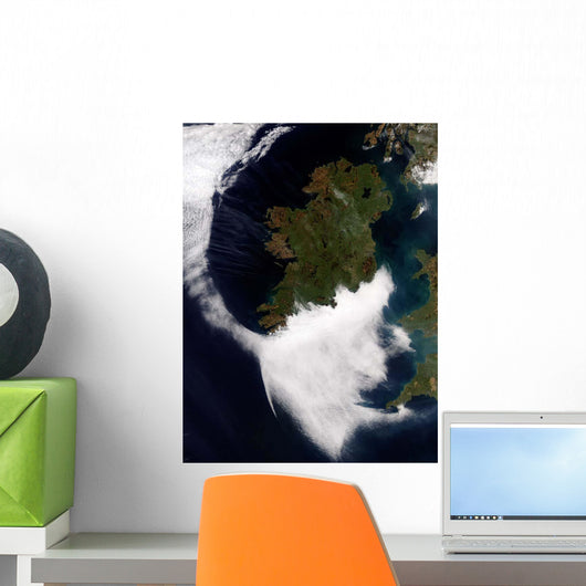 Contrails Converging Dublin Ireland Wall Decal