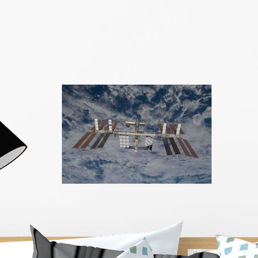 International Space Station Backdropped Wall Decal Design 24