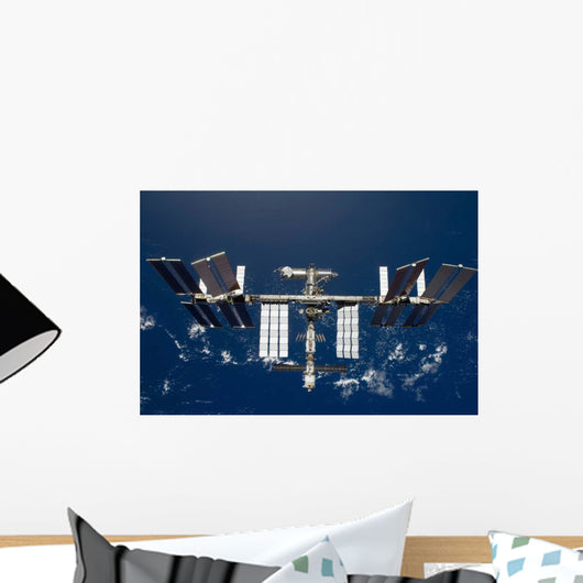 International Space Station Backdropped Wall Decal Design 23