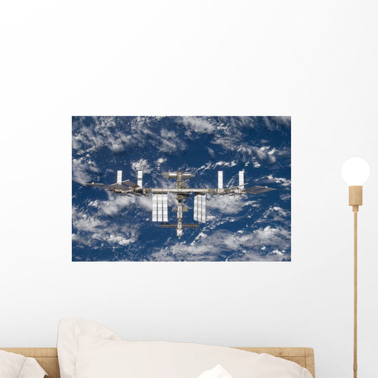 International Space Station Backdropped Wall Decal Design 21