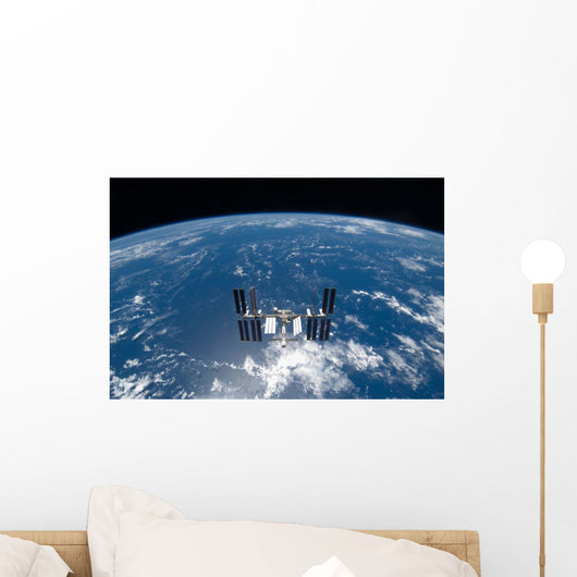 International Space Station Backdropped Wall Decal Design 20