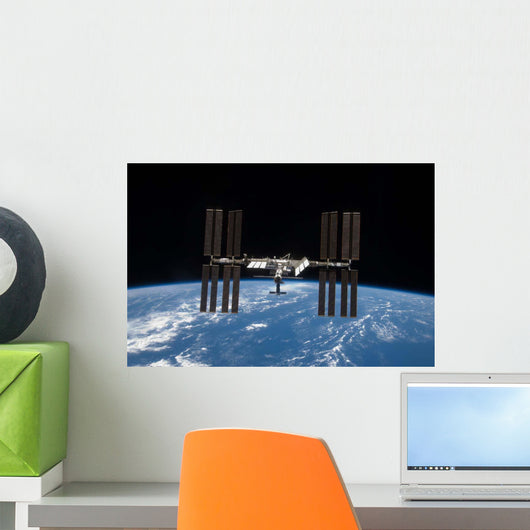 International Space Station Backdropped Wall Decal Design 18