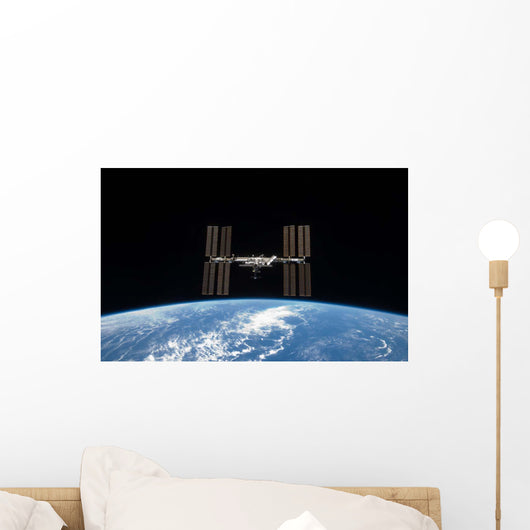 International Space Station Backdropped Wall Decal Design 17