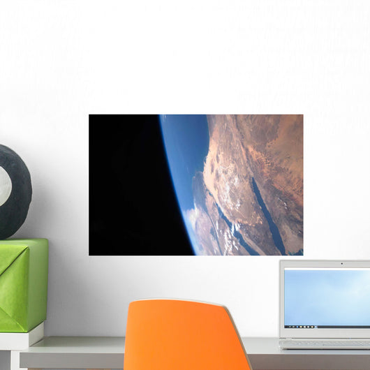 High Oblique Scene Looking Wall Decal