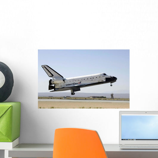 Space Shuttle Atlantis Prepares Wall Decal Design 1