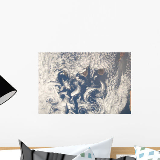 Cloud Vortices Area Canary Wall Decal