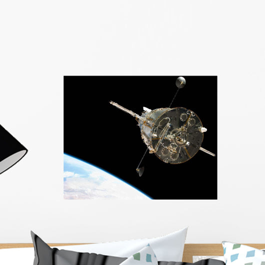 Hubble Space Telescope Orbit Wall Decal Design 2