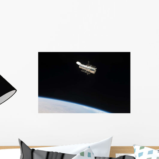 Hubble Space Telescope Orbit Wall Decal Design 1