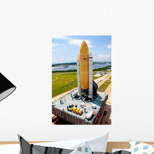 Space Shuttle Discovery atop Wall Decal Design 2