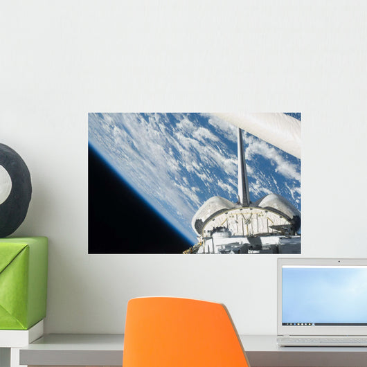 Partial Space Shuttle Endeavour Wall Decal Design 2