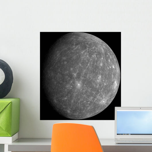 Planet Mercury Wall Decal Design 2