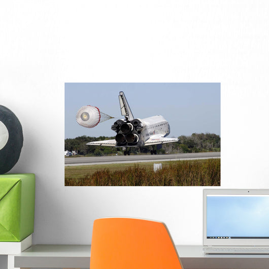 Space Shuttle Atlantis Unfurls Wall Decal Design 3