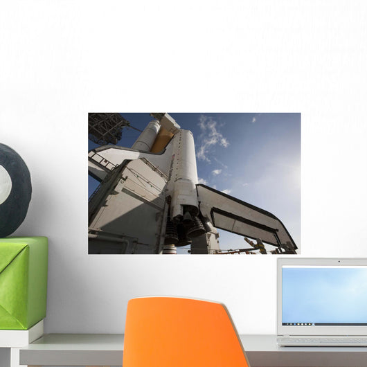Space Shuttle Endeavour Launch Wall Decal Design 1