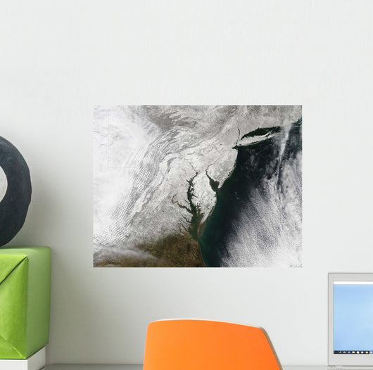 Severe Winter Storm along Wall Decal