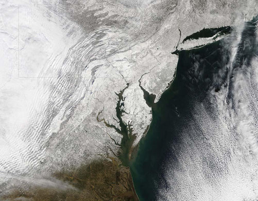 Severe Winter Storm along Wall Decal