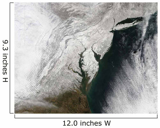 Severe Winter Storm along Wall Decal