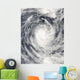 Cyclone Rene over South Wall Decal