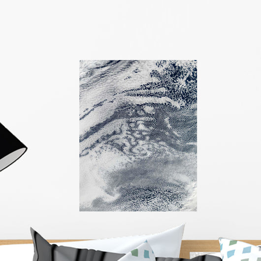 Network Clouds over Pacific Wall Decal