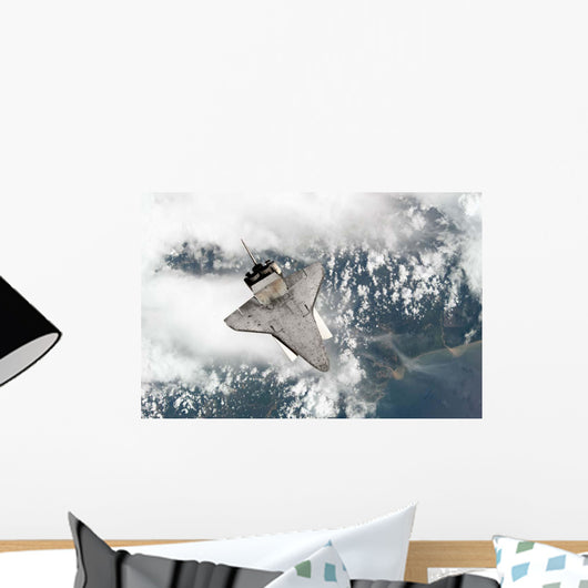 Underside Space Shuttle Discovery Wall Decal Design 1