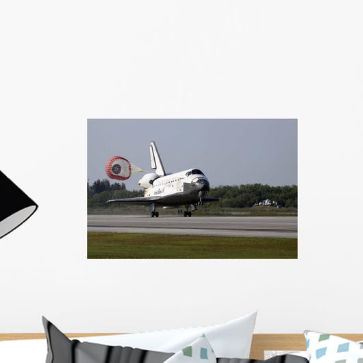 With Drag Chute Unfurled Wall Decal Design 1